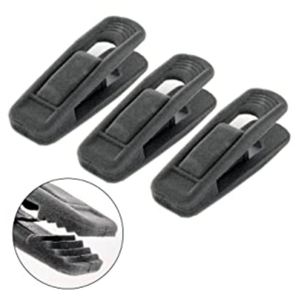 NEW Fasmov 60-Pack Velvet Hanger Clips - Picture 3 of 5